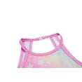 thumbnail image 3 of Oudiya Girls Gymnastics Leotards Sparkly Sleeveless Clasp Back Dance Leotard Unitards with Tumbling Shorts and Scrunchie, 3 of 6