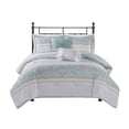 thumbnail image 5 of King/Cal King 5 Piece Seersucker Comforter Set with Throw Pillows, 5 of 8