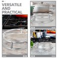 thumbnail image 3 of WRITWAA Soporte Para Wok De Acero Inoxidable Para Cocina Hogar Con Aislamiento Térmico Plateado, 3 of 6