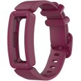 thumbnail image 3 of Compatible con Fitbit Ace 2 bandas para niños 6+, accesorios de pulsera de silicona suave correa de reloj correa de repuesto 3-banana + lima + vino Jormftte LRWJ547-1, 3 of 7