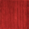 thumbnail image 1 of Ahgly Company Indoor Square Abstract Orange Contemporary Area Rugs, 7' Square, 1 of 1