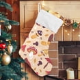 thumbnail image 3 of SKYSONIC Mushroom Christmas Stocking Personalized Large Candy Stocking Hanging Gift Xmas Stockings Decoration for Family Holiday Party Ornaments Decor Fireplace, 3 of 7