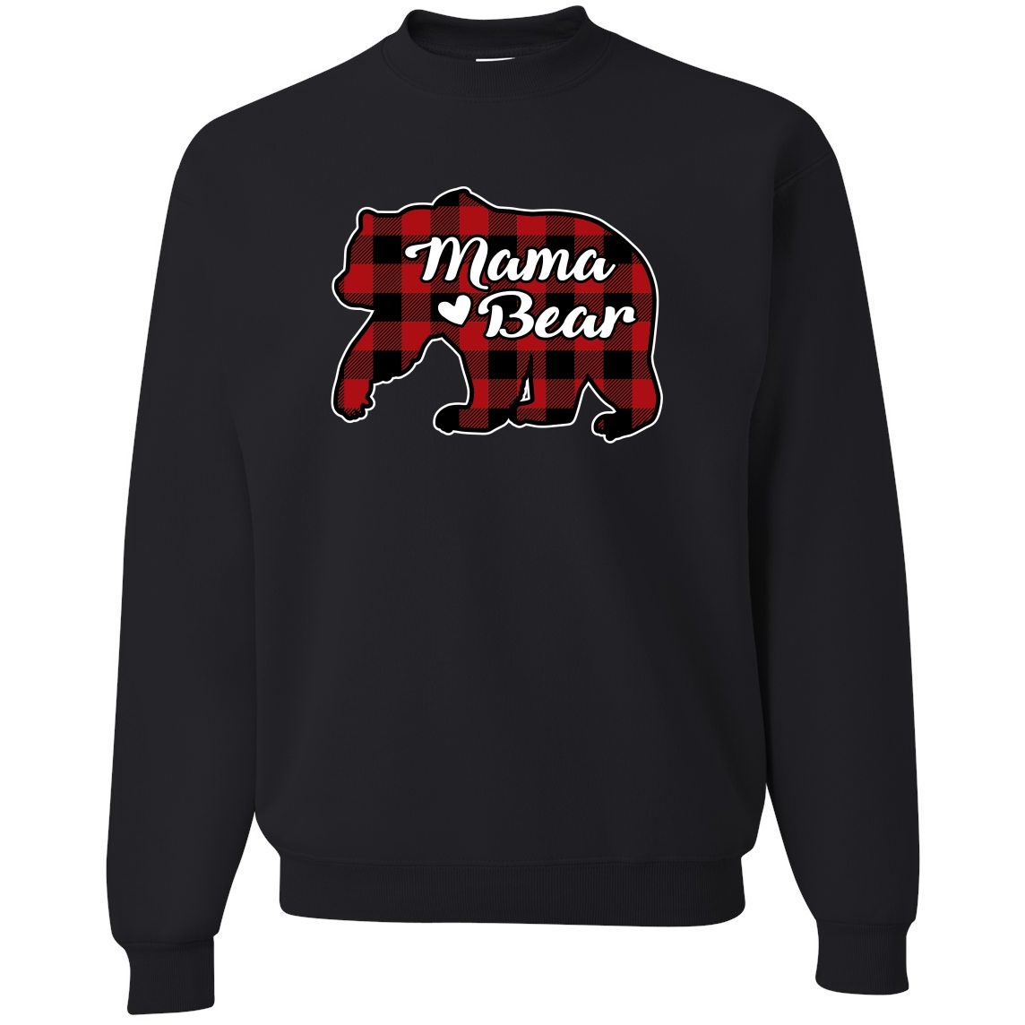 mama bear sweatshirt with bear face