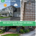 thumbnail image 3 of Panels Garden Fence Dog Fence Outdoor For Yard in H x .ft L Rustproof Metal Fencing with Ground Stakes | No Dig Animal Proof Containment for Pets/Rabbits | Durable Patio Security, 3 of 6