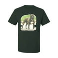 thumbnail image 2 of Wild Bobby, Pitbull Dog Animal Pet Lover, Dog Lover, Men's Graphic Tees, Forest Green, 4XL, 2 of 3