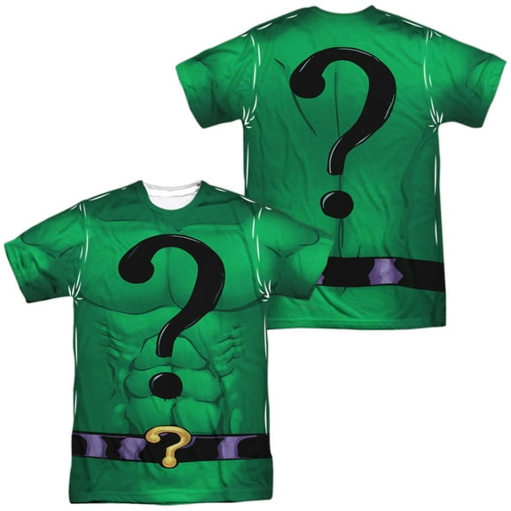Batman - Riddler Uniform (Front/Back Print) - Short Sleeve Shirt - XXX-Large