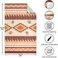 thumbnail image 3 of Tribal Theme Tea Towels Set of 6 Geometric Kitchen Dish Cloth with Hanging Loop, 18"x28"Lint-Free Absorbent Towel for Kitchen Drying Wiping and Cleaning, 3 of 5
