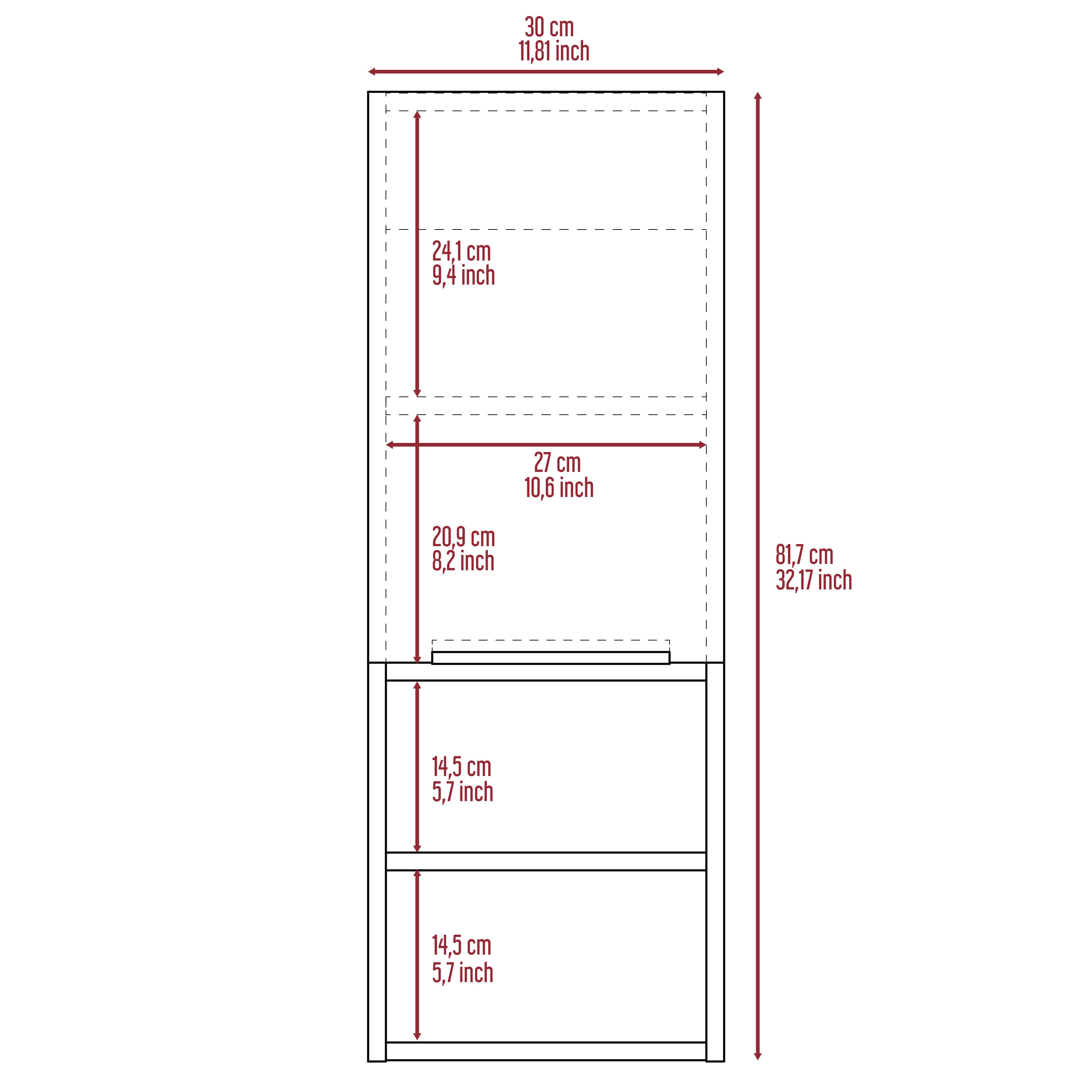 Boahaus Lisboa Medicine Cabinet (Grey)