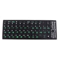 thumbnail image 2 of 4 Protectores Adhesivos Para Cubierta De Teclado Con Letras Verdes Rusas Para PC Portátil De 10-17' Sunnimix teclado pegatinas, 2 of 8