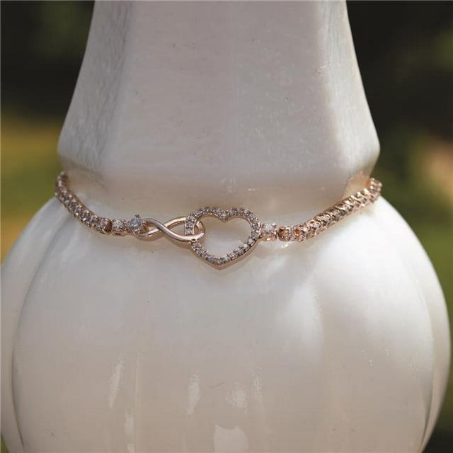 Bracelet James Lawrence 22611X Infinity Heart Rose