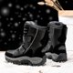 thumbnail image 1 of Botas de nieve de invierno impermeables para mujer con cordones botas de nieve para caminar senderismo tenis, 1 of 8