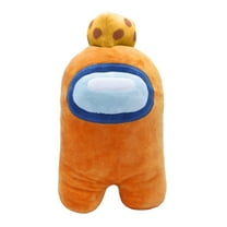 Among Us Orange Cheese Hat Toy Plush 9"