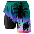 thumbnail image 4 of Kcolen Swim Trunks Men 5 Inch Inseam Drawstring Board Shorts Comfy Swimwear Men Swim Trunks Beach Summer Athletic Fit Men Swim Brief, 4 of 4