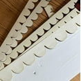 thumbnail image 5 of 10 Pack of 24 Inch Unfinished Wooden Scalloped Moulding Trim (10, 24 Inch), 5 of 8