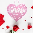 thumbnail image 5 of YDOJG Valentines Decorations Valentine'S Day Doorplate-Happy Valentine'S Day Sign Farmhouses Decoration-Valentine'S Day Decoration Front Door Decoration--Valentine'S Day Home Decoration, 5 of 9