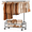 Black, variant on Coat Rack, Free Standing Coat Stand, Hall Coat Tree with 8 Hooks and Storage Shelf, 67.2 Inch Tall, for Coats, Hats, Bags, for Entryway, Hallway, Bedroom, Caramel Brown URCR040K01