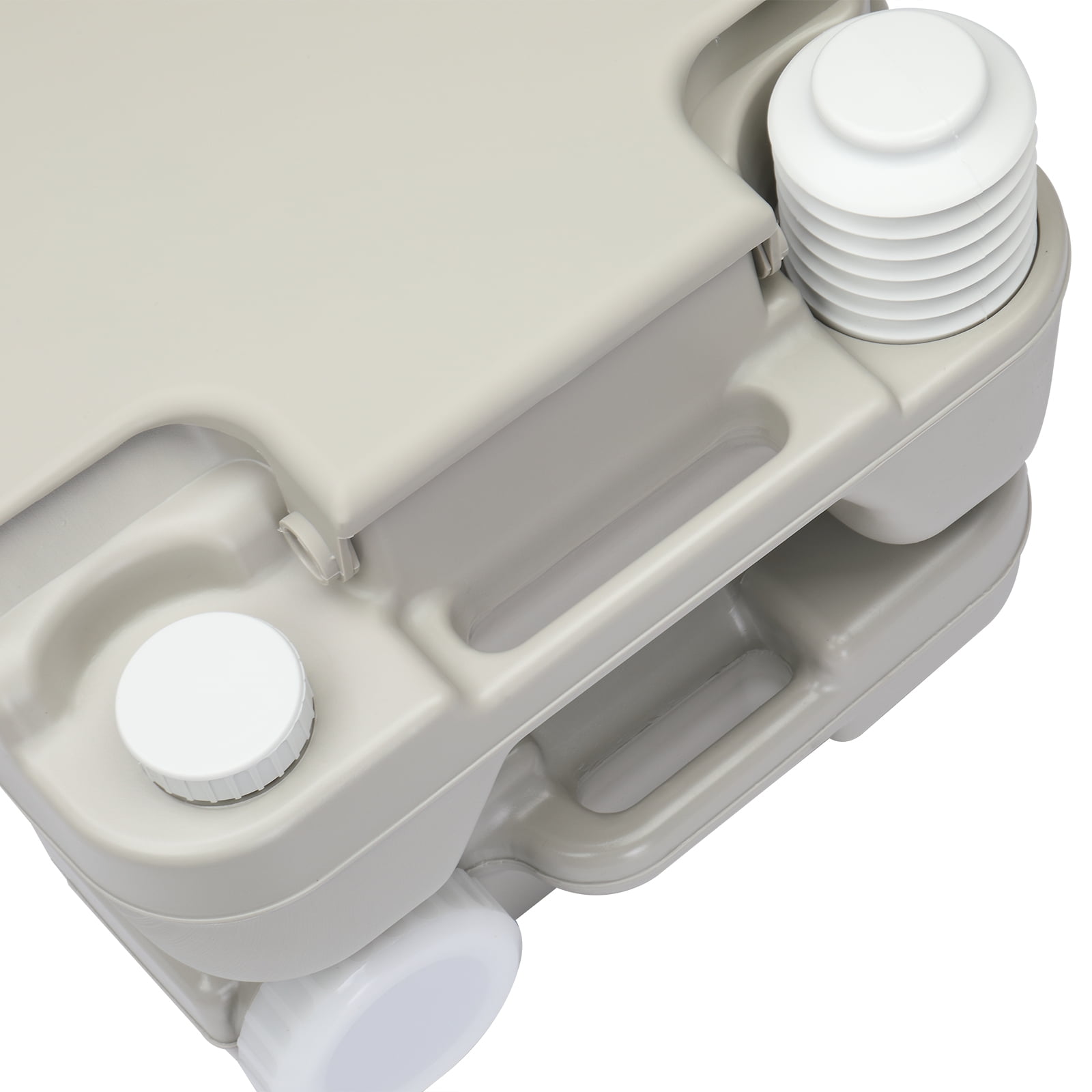 Zimtown Portable Toilet, 10L Leak-Proof Design with Detachable Tanks for Travel Camping RV, Indoor Outdoor Use