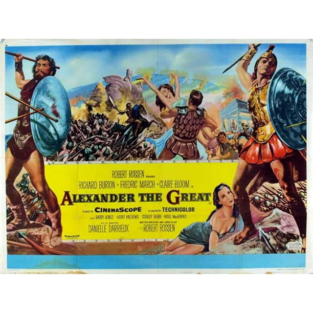 Alexander the Great movie POSTER (Style A) (30" x 40") (1956