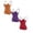 Purple & Red & Orange, variant on 3 Piecess Workout Tops with Built In Bra Sleeveless Loose Fit Retro Built-In Bra Tank Activewear Gym Sports Basic Camisole Workout Yoga Tops