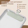 thumbnail image 3 of 12pcs Phone Tether Tab, Universal Phone Lanyard Patch T Shape Cell Phones Strap Replacement Part for Most Smartphone Cases, Grey, 3 of 6