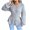Gray, variant on Lovskoo Sweaters for Women Trendy Casual Long Sleeve V-Neck Keeping Outing Blouse Sweater Gray
