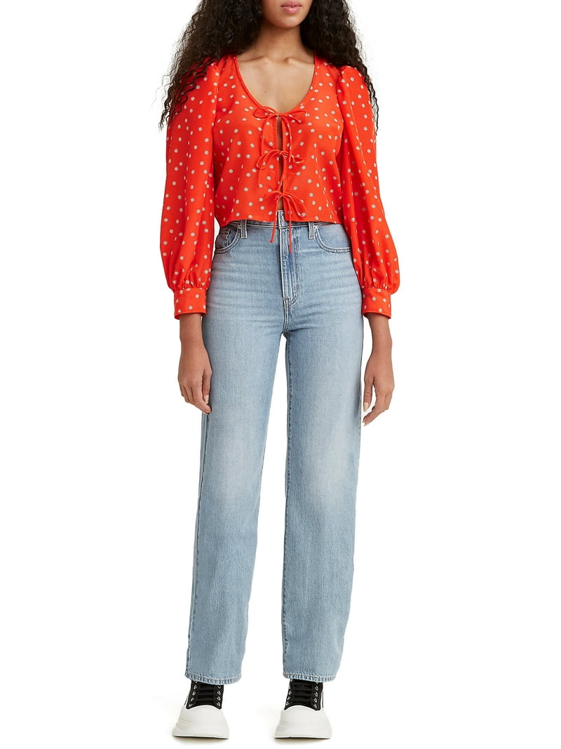 新品 Levi's HIGH WAISTED STRAIGHT W25 L29 Levi's Women's High Waisted Straight Jeans, Personal Space