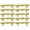 127mm long, variant on Pack Of 10 Gold Cabinet Handle Brushed Brass Drawer Pulls Square Rod Designs Decorative Handle for Kitchen & Dresser