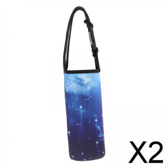 2x Funda Para Botella De Agua, Bolsa Portabotellas De Neopreno Para Actividades Al Aire Libre, Picnic 2 piezas