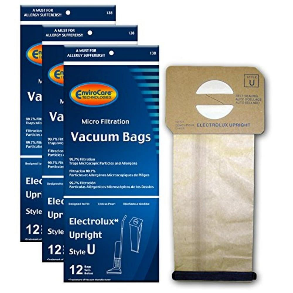 Replacement Vacuum Bags for Electrolux Upright Style U Aerus, Epic