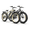Black+Khaki, variant on Electric Mountain Bicycle, 26" Tire E-Bike for Adults, 750W Peak Motor, 48V 7.8Ah Removable Battery, 7-Speed, UL2849, Front Suspension