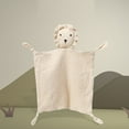 IFCOW Cotton Muslin Lovey Blanket, Organic Cotton Muslin Bunny & Lion