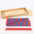 thumbnail image 2 of 1 juego de palitos de conteo para niños, palitos de números rojos y azules, material didáctico, juguete educativo de matemáticas, 2 of 8