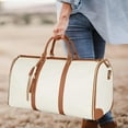 thumbnail image 4 of Travel Garment Bag Large Duffle Carry On With Shoe Compartment Convertible Hanging Suitcase For Women, 4 of 4