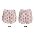 thumbnail image 4 of Disketp Strawberry Cake Print Women's Shorts Workout Shorts for Athletic Gym Running Shorts with Phone Pockets Large, 4 of 8