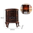 thumbnail image 5 of WINDLAND LED Fireplace Lantern Decorative Flameless Log Fire Effect Vintage Lamp Battery USB Operated Table Light Decor, 5 of 9