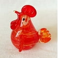 thumbnail image 1 of Figurine en Verre Coq Rouge, 1 of 1