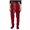 Red, variant on LUOGENLI Female Casual Pants Women's Solid Color Autumn and Winter Casual Pants with Thick Velvet and Elastic Waist Bag and Leg Pants Womens Casual Pants 36X29 Stretch Green M