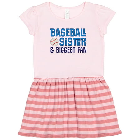 

Inktastic Baseball Sister Gift Toddler Girl Dress
