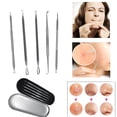 thumbnail image 1 of PVCS Outil en Acier Inoxydable pour Enlever les Boutons et les Points Noirs du Visage, 1 of 4