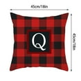 thumbnail image 3 of geerera Throw Pillow Covers Alphabet Decorative Pillow Cases ABC Letter Flowers Cushion Covers Super Soft Square Pillow Protectors for Sofa Couch Bedroom Car Chair Home Decor 18 x 18 Inch, 3 of 8