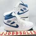 thumbnail image 1 of N I-K-E A i r-Jor-dan 1 Mid SE Industrial Blue White Shoes FN5215-141 Men's Sz 10 NEW, 1 of 6