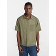 thumbnail image 2 of No Boundaries Boxy Fit Ripstop Shirt with Short Sleeves, Men's XS-5XL, 2 of 6