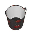 thumbnail image 5 of Uemuo Red Ladybugs Pattern Circular Laundry Hamper Basket with handles,Collapsible laundry basket,Large capacity laundry hamper,Laundry Organizer-, 5 of 8