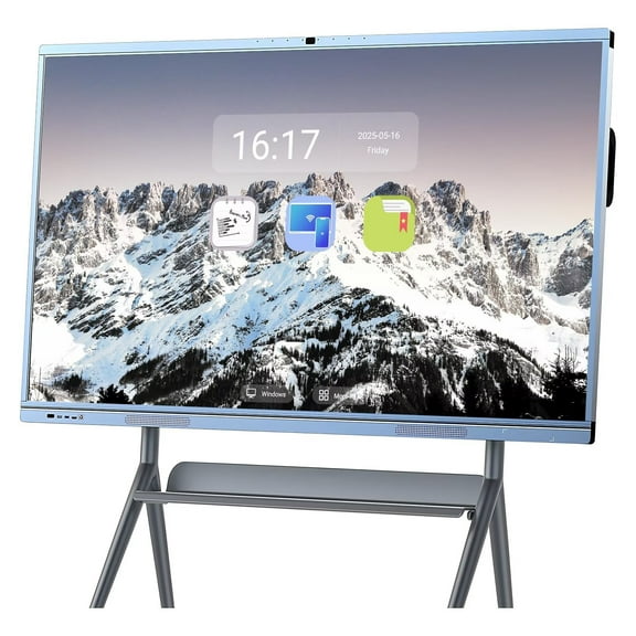 BELNET 65'' 4K UHD Interactive Whiteboard, Smart TVs, All in One Smartboard for Office, Digital Smart Whiteboard Built in Dual System for Classroom