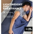 thumbnail image 4 of Outdoor Essentials Sleeping Bag Liner by Tough Outdoors - Lightweight Travel Sheets for Adults - Backpacking & Camping Sleep Sack, 4 of 5