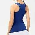 thumbnail image 4 of Women's Solid Color Yoga Vest Sports Quick Drying Vest, 4 of 4