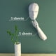 thumbnail image 5 of Modelo de de geométrico Modelo de calcomanías de decoración silenciosa Gloria Artesanías De Personas De Papel, 5 of 9