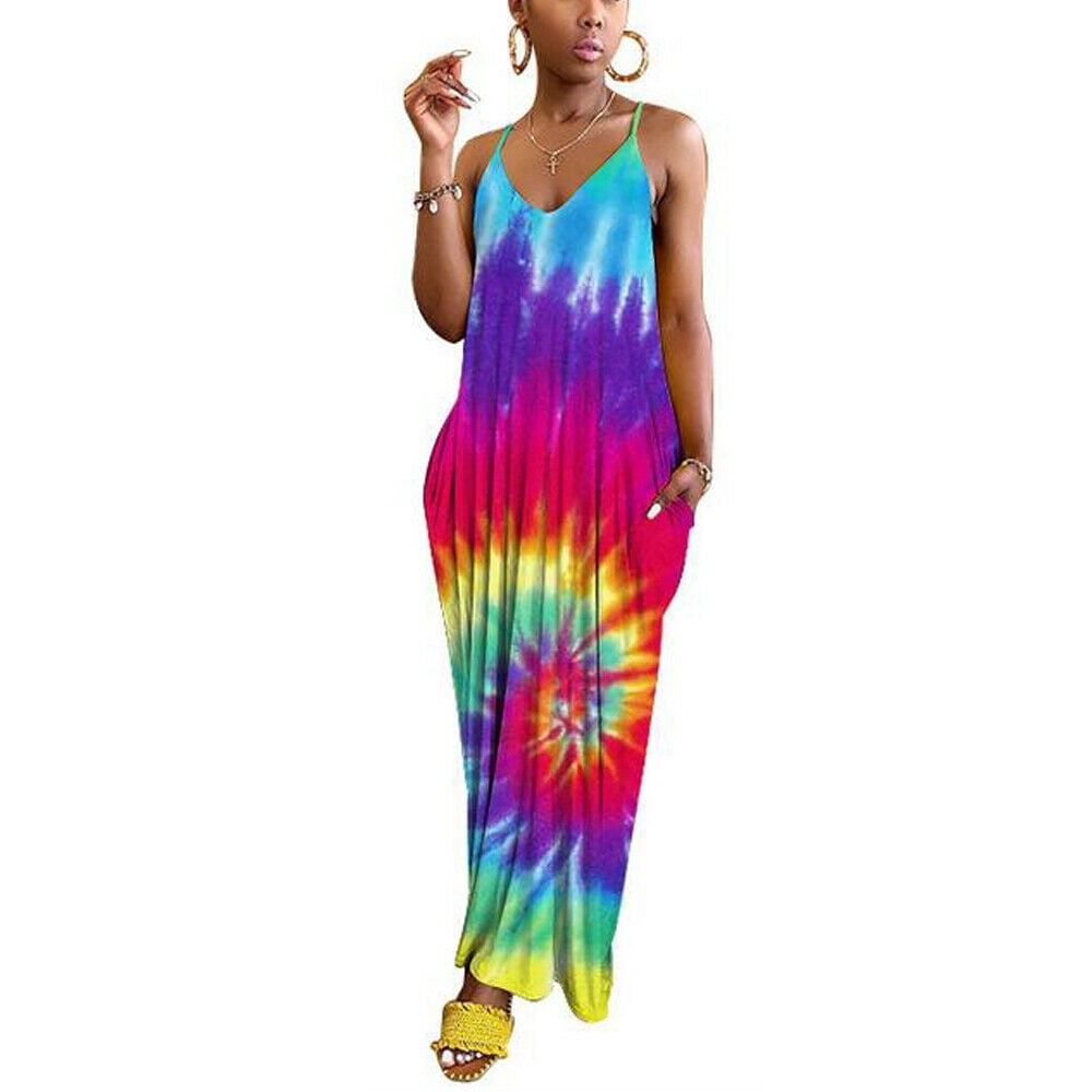 rainbow gate maxi dress