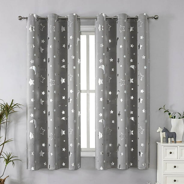 Pareado de Paneles Cortinas Opacas 63"x52" | Superposición aislante acústica | Cortinas elegantes para dormitorios | Reducción de ruido | Instalación fácil | Ahorro de energía | Tratamiento de