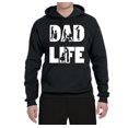 thumbnail image 2 of Wild Bobby,Dad Life Kids Father Husband Best Dad Gift, Father's Day, Unisex Graphic Hoodie Sweatshirt, Black, Small, 2 of 3